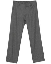 MM6 by Maison Margiela - Raw-Edge Tailored Trousers - Lyst
