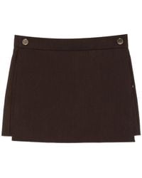Sportmax - Ottuso Button-Detail Tailored Skort - Lyst