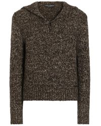 Dolce & Gabbana - Alpaca Blend Polo Shirt - Lyst