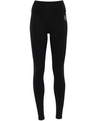Sporty & Rich Srhwc High-Waist Logo Leggings in Black | Lyst UK