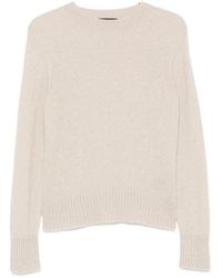 Aragona - Ribbed-Trim Crew Neck Sweater - Lyst