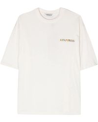 A PAPER KID - Logo-Print Cotton T-Shirt - Lyst