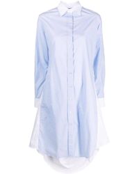 R13 - Tie-embellished Cotton Shirtdress - Lyst