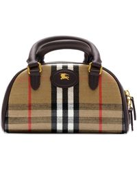 Burberry - Highlands Checked Tote Bag - Lyst