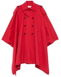 Rohe - Double-Breasted Asymmetric-Hem Coat - Lyst