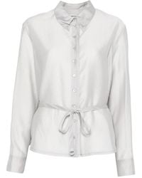 Low Classic - Tie-Waist Shirt - Lyst