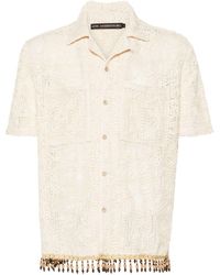 ANDERSSON BELL - Floral-Jacquard Shirt - Lyst