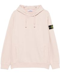 Stone Island - Compass-Patch Drawstring Hoodie - Lyst