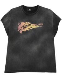 THUG CLUB - Graphic-Print Washed T-Shirt - Lyst