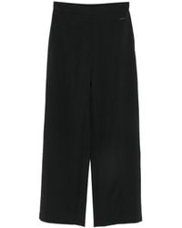 Calvin Klein - Pintuck Wide-Leg Trousers - Lyst