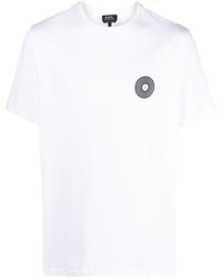 A.P.C. - Graphic-Print Cotton T-Shirt - Lyst