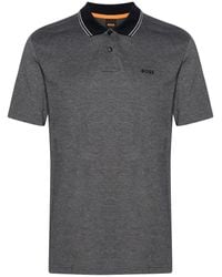 BOSS - Logo-Appliqué Cotton Polo Shirt - Lyst