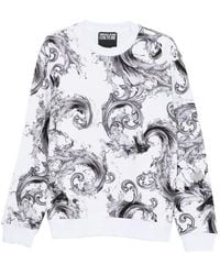 Versace Jeans Couture - Patterned Sweatshirt - Lyst