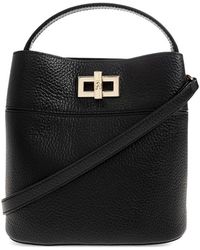 Furla - Amelia Top-Handle Leather Mini Bag - Lyst