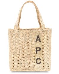 A.P.C. - Neutrals Tote Bags - Lyst