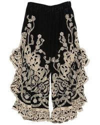 Sea - Gracelyn Lace-Trimmed Trousers - Lyst