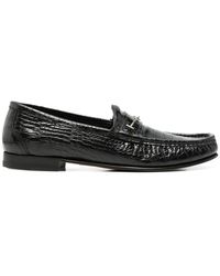 Tom Ford - Printed Croc Double T Hardware Oscar Loafers - Lyst