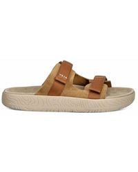 Veja - Arpoador Suede Tent Cognac Sandals - Lyst
