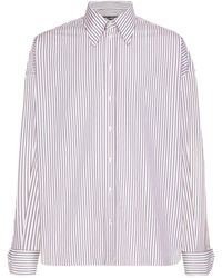 Dolce & Gabbana - Oversized Striped Shirt - Lyst