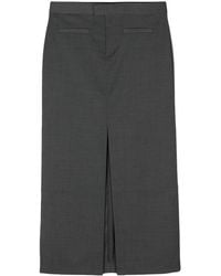 Filippa K - Front-Slit Tailored Maxi Skirt - Lyst