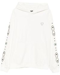 HTC - Moustache Stud-Embellished Crystal-Embellished Hoodie - Lyst