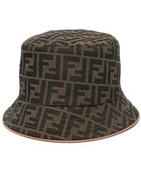 Fendi - Ff-Motif Bucket Hat - Lyst