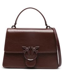 Pinko - Love One Logo-Plaque Tote Bag - Lyst