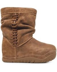 UGG - Bucked Lace-Up Slouchy Boots - Lyst