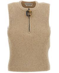 JW Anderson - Jw Anderson Neutrals Tops - Lyst