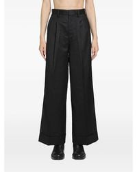 Junya Watanabe - Pleated Pinstriped Trousers - Lyst