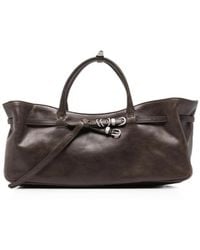 Marge Sherwood - Grandma Buckled Leather Tote Bag - Lyst