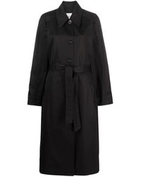 Low Classic - Single-Breasted Button-Fastening Coat - Lyst
