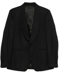 Lardini - Shawl-Collar Single-Breasted Jacket - Lyst