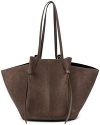 Yuzefi - Xl Mochi Suede Shoulder Bag - Lyst
