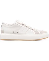Stone Island Compass Badge Low-top Trainers - White