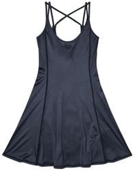 DIESEL - Scoop Neck Mini Dress - Lyst