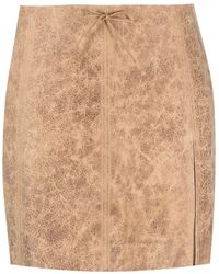 Paloma Wool - Vittoria Leather Miniskirt - Lyst