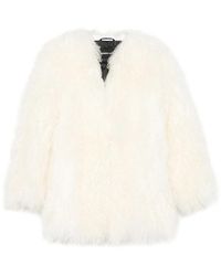 Numerootto - Robyn Mongolian-Fur Coat - Lyst