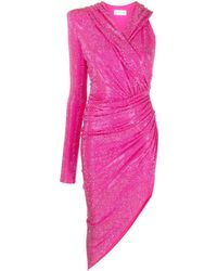 Alexandre Vauthier - Rhinestone-Embellished Hooded Dress - Lyst