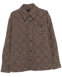 A.P.C. - A. P.C. Checked Wool-Blend Shirt - Lyst