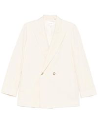 FRAME - Double-Breasted Blazer - Lyst