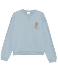 FRAME x Ritz Paris - The Ritz Embroidered Sweatshirt - Lyst