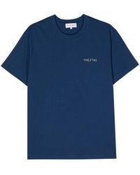Maison Labiche - Popincourt Slogan-Embroidered T-Shirt - Lyst