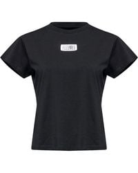 MM6 by Maison Margiela - Logo-Patch Short-Sleeve T-Shirt - Lyst