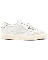 Autry - Cracked-Effect Windscape Sneakers - Lyst