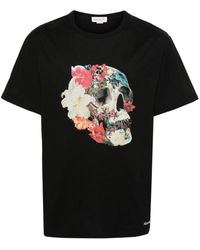 Alexander McQueen - Multicolour Cotton T-Shirt - Lyst