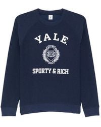 Sporty & Rich - Graphic-Print Sweatshirt - Lyst