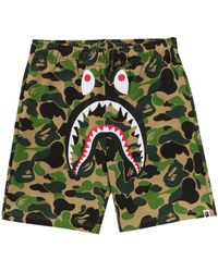 A Bathing Ape - Track Shorts - Lyst