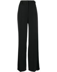 Prada Pleated Detail Trousers - Black