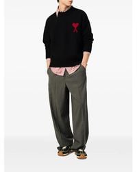 Ami Paris - Wool Ami De Coeur Sweater - Lyst